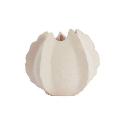 Ruffle Ceramic Vase