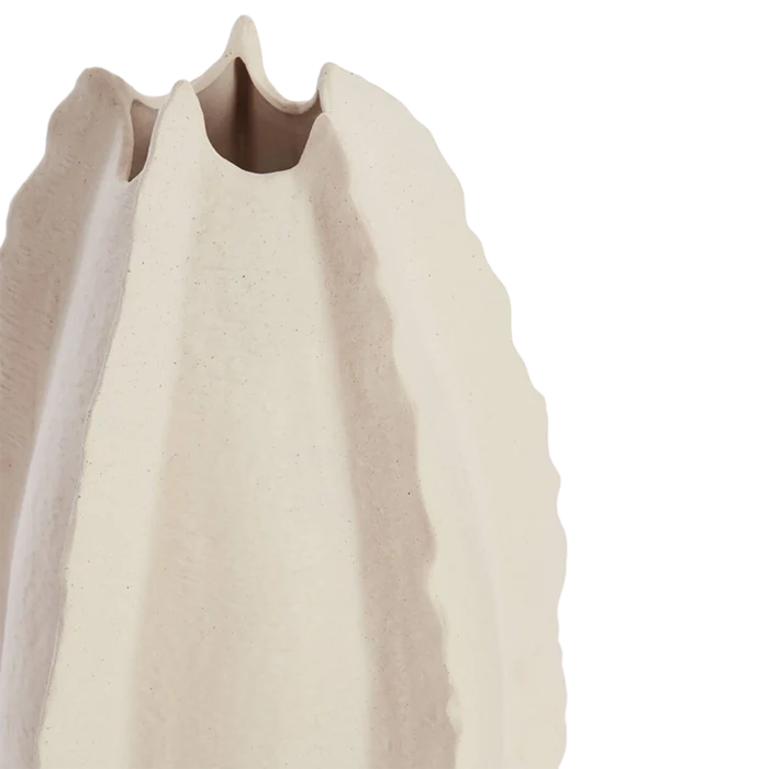 Ruffle Ceramic Vase