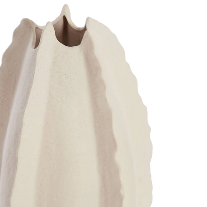 Ruffle Ceramic Vase