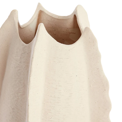 Ruffle Ceramic Vase
