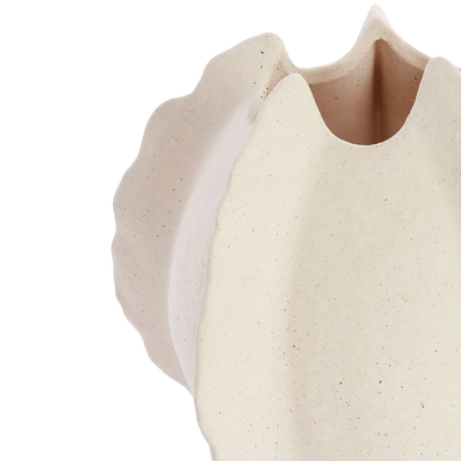 Ruffle Ceramic Vase