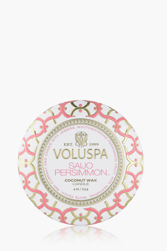 Saijo Persimmon Mini Tin Candle