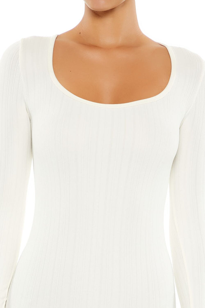 Scoop Ribbed Knit Jumpsuit