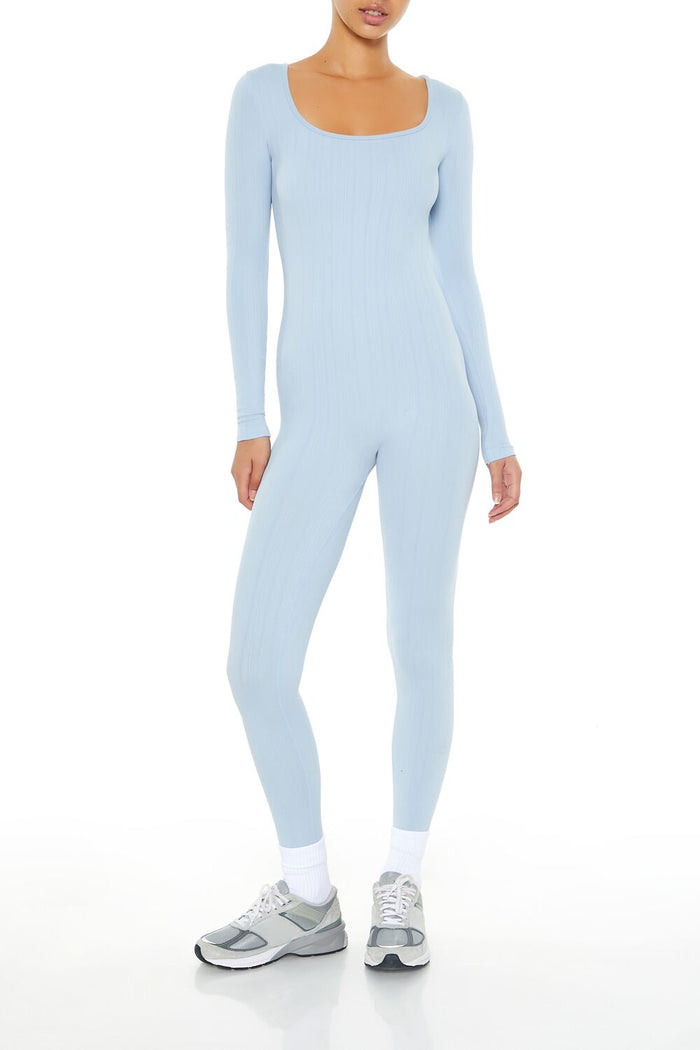 Scoop Ribbed Knit Jumpsuit