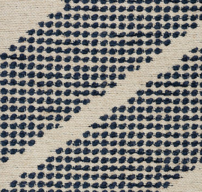 Sierra Pillow Cover in Indigo Blue, Schumacher Textiled