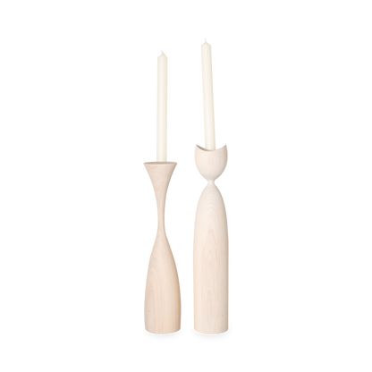 This stunning candle holder is crafted with Ash wood and features a beautiful grain that brings years of beauty and enjoyment.