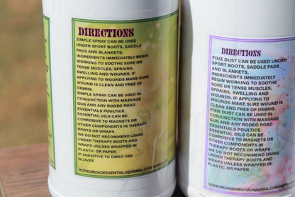 Simple Spray – Herbal Comfort Spray for Horses with DMSO