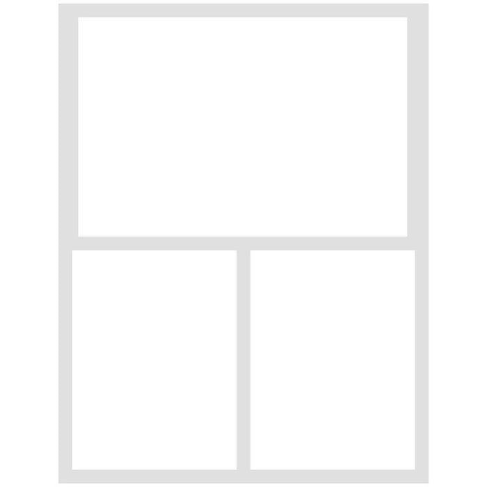 Simple Stories - Simple Pages Page Template - Design 2. Includes (1) 2-3"X4" & 1-4"X6". Simple Pages Page Templates will be your new go-to tool for quick and easy scrapbooking. This reusable plastic template helps you design a layout in minutes. Available at Embellish Away located in Bowmanville Ontario Canada.