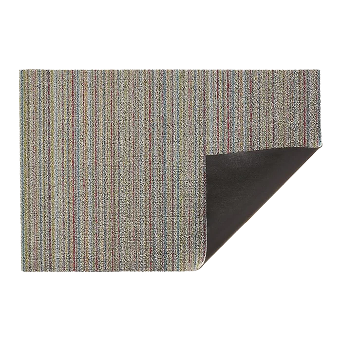 Skinny Stripe Shag Door Mat