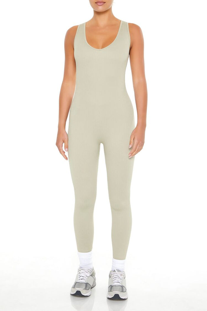 Sleeveless V-Neck Jumpsuit