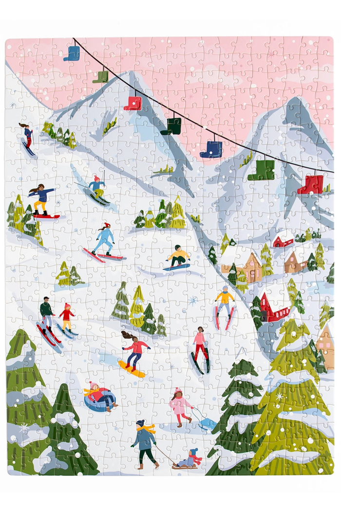 Snowy Slopes Puzzle