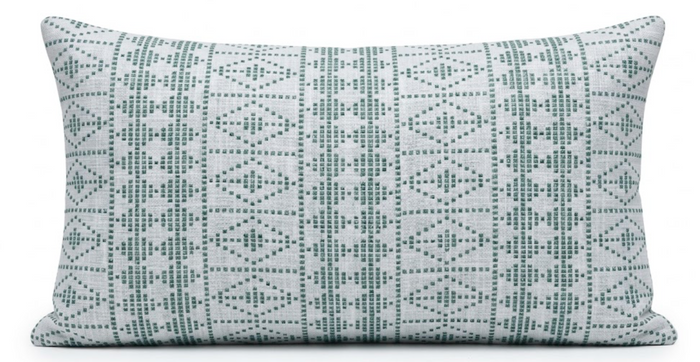Souk Pillow Cover in Green, Peter Dunham Textiles