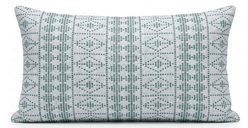 Souk Pillow Cover in Green, Peter Dunham Textiles