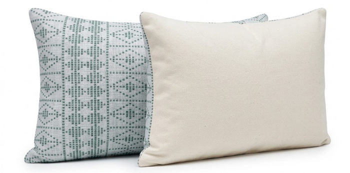 Souk Pillow Cover in Green, Peter Dunham Textiles