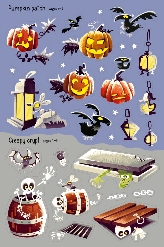 Sparkly Halloween Sticker Book