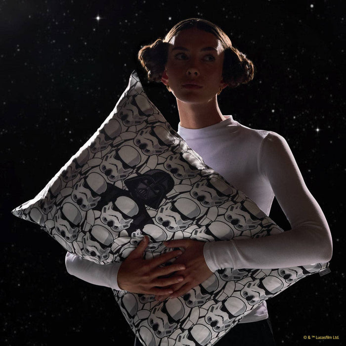 Star Wars™ & Kitsch Satin Pillowcase in Darth Vader & Stormtroopers