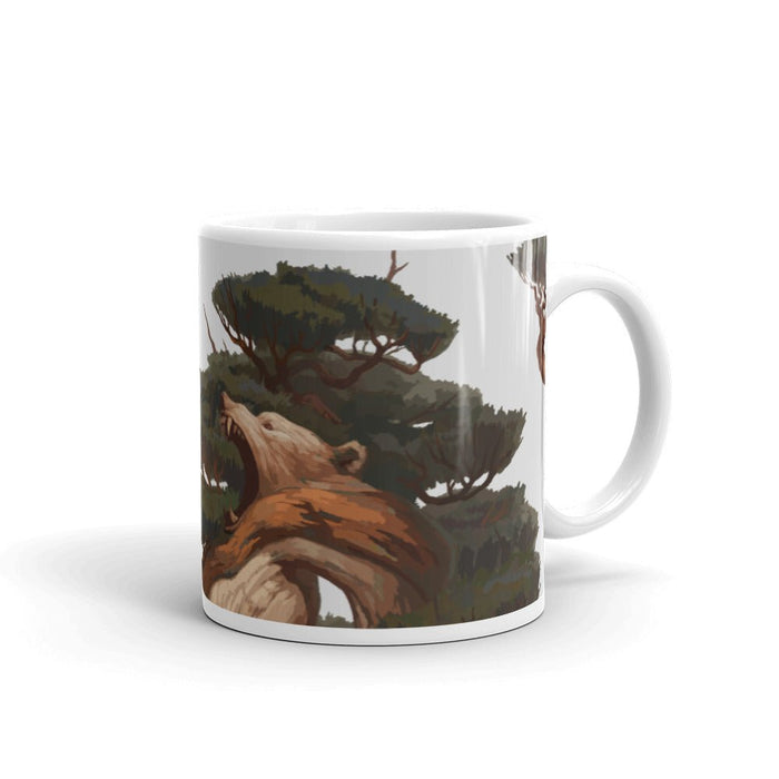 Strength White glossy mug - BoxWood Board Designs - 11oz - -