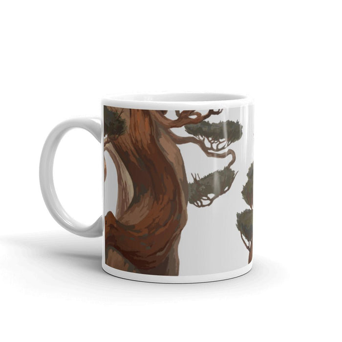 Strength White glossy mug - BoxWood Board Designs - 11oz - -