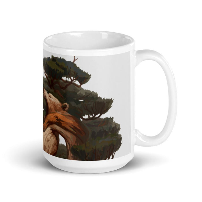 Strength White glossy mug - BoxWood Board Designs - 15oz - -
