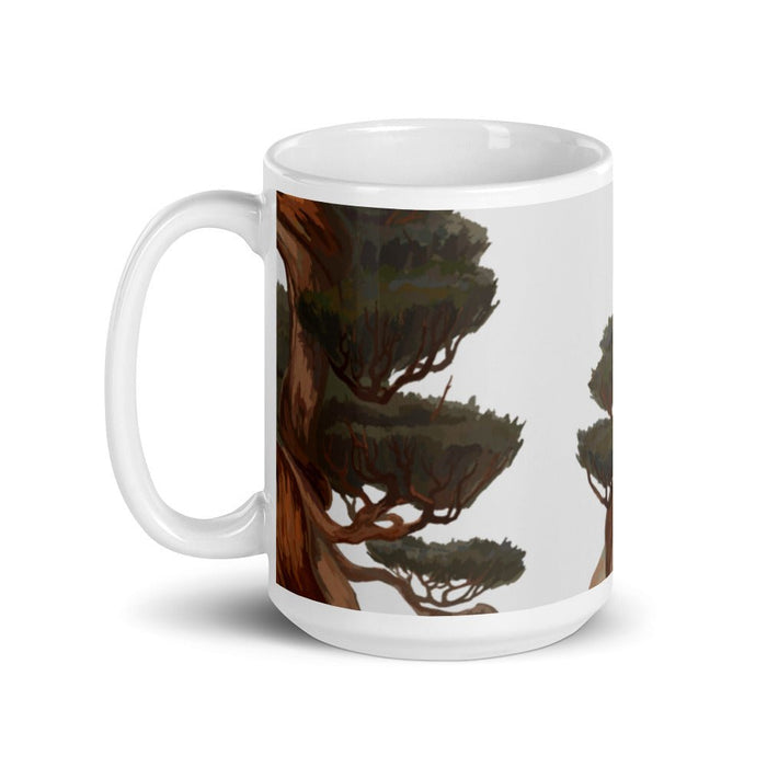 Strength White glossy mug - BoxWood Board Designs - 15oz - -