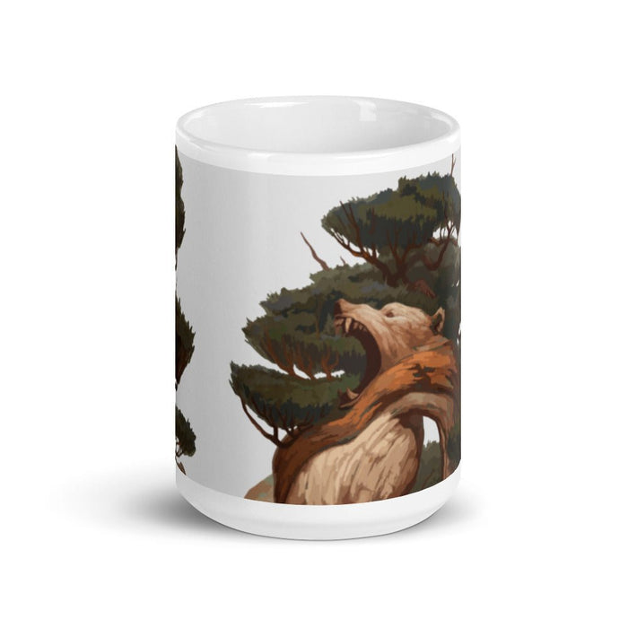 Strength White glossy mug - BoxWood Board Designs - 15oz - -