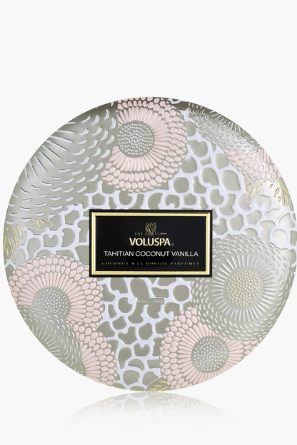 Tahitian Coconut Vanilla 3W Tin