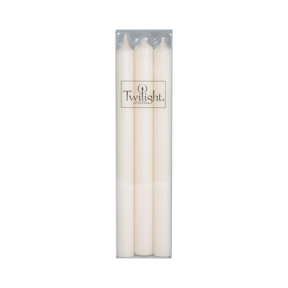 The unscented 10" tapered candlesticks that comes in a set of six.