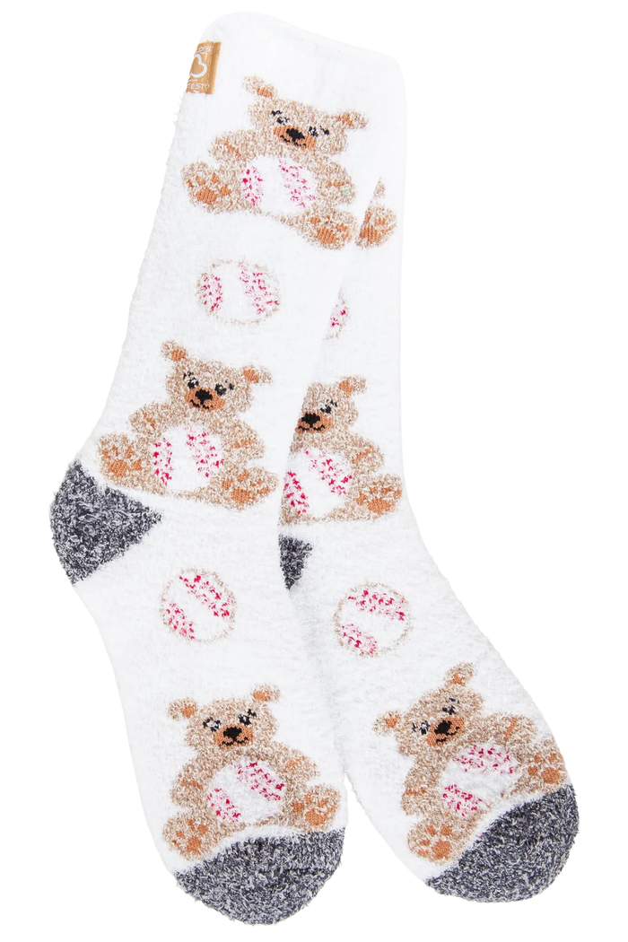 Teddy Bear Baseball World's Softest Socks