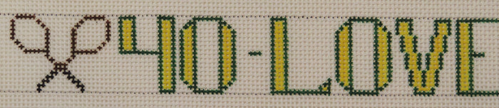 Tennis Words Belt