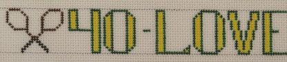 Tennis Words Belt