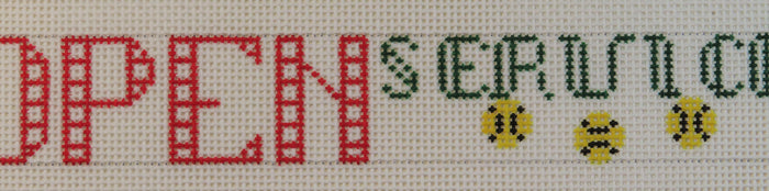 Tennis Words Belt