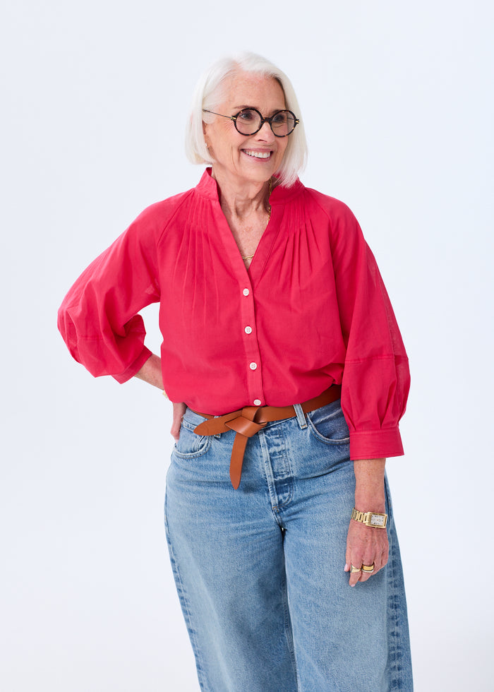 The Balloon Sleeve Button Down - Discontinued Style