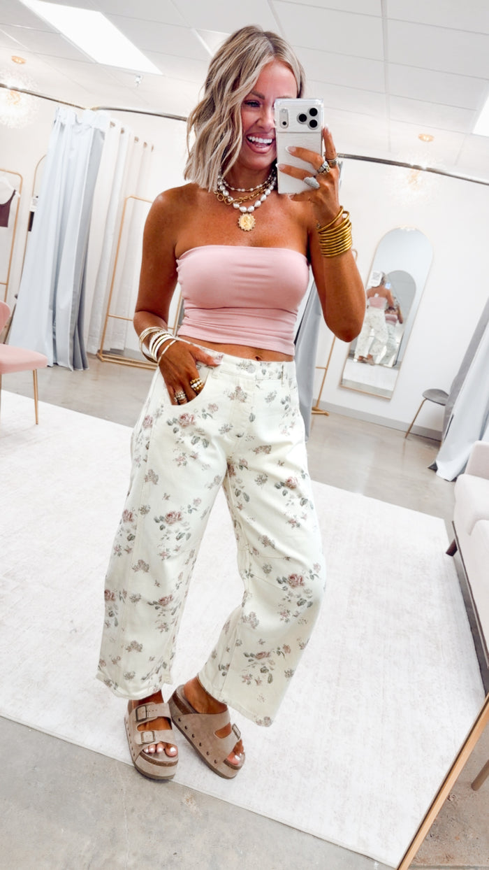The Bare Necessity Tube Top-Pink