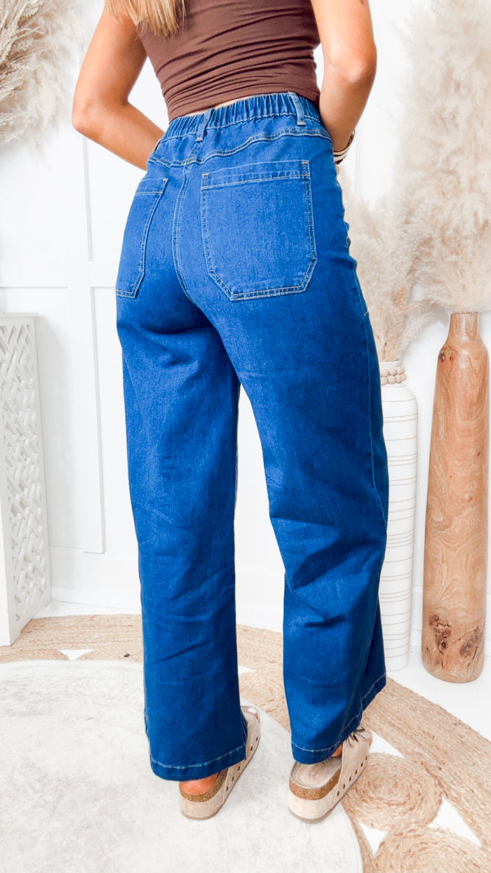 The Blue Crush Jeans-Washed Cobalt