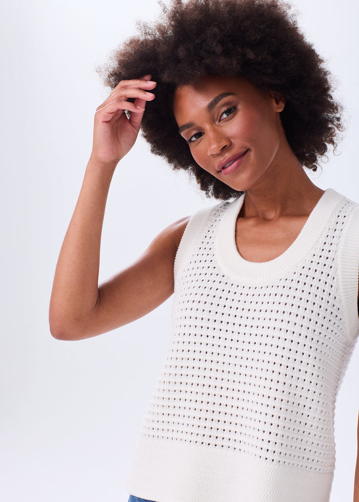 The Cotton Crochet Tank