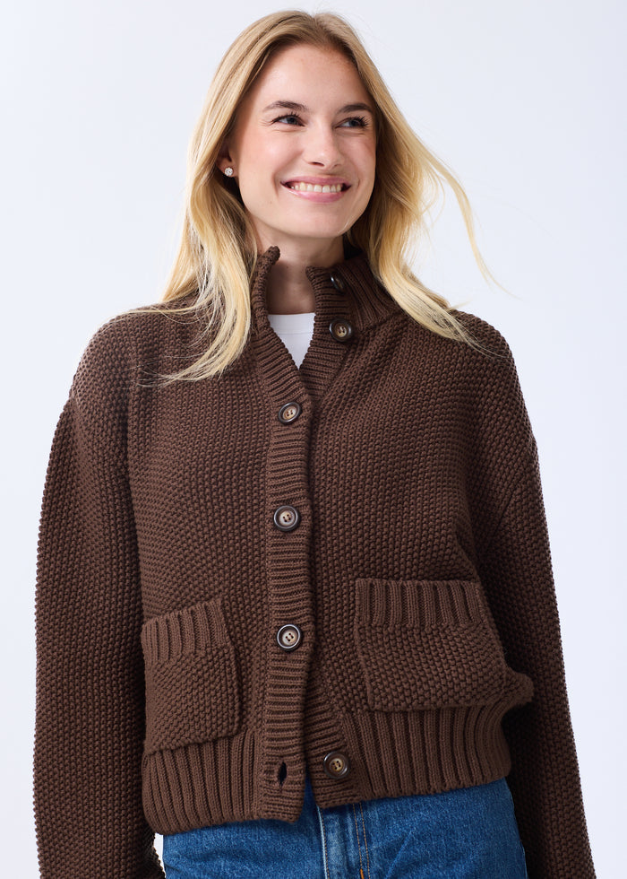 The Cotton Sweater Jacket