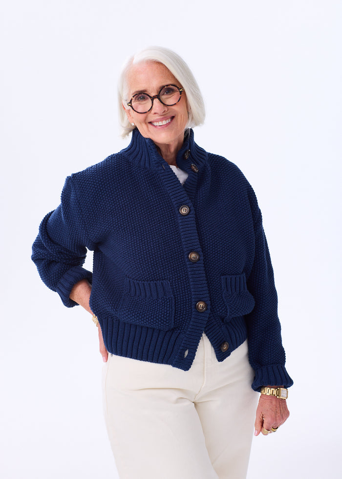 The Cotton Sweater Jacket