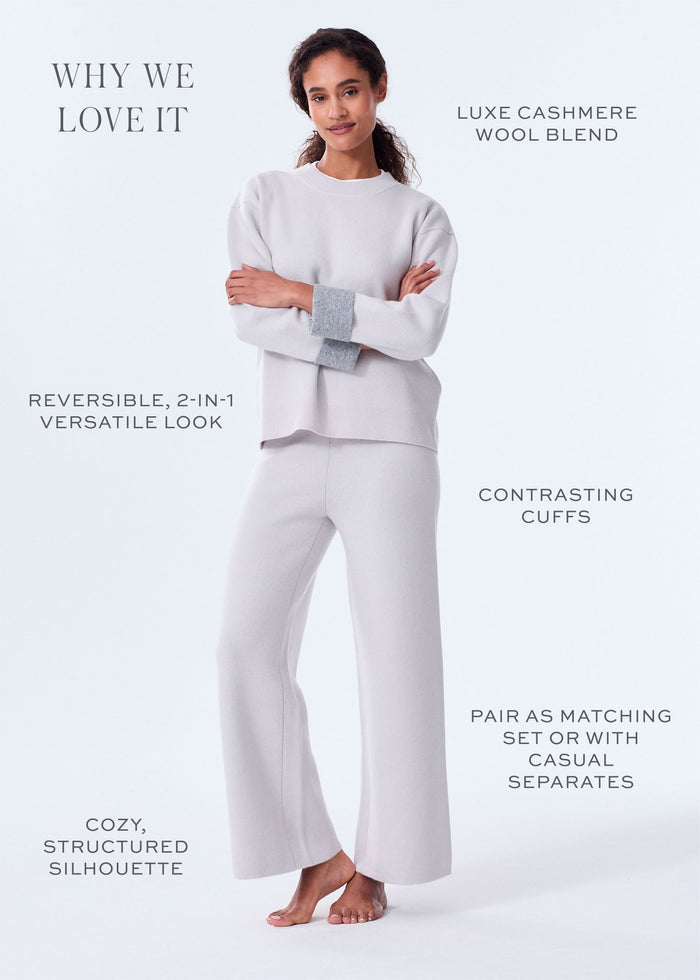 The Double Faced Zip-Up Sweater - Discontinued Style