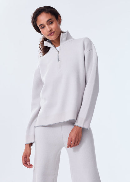The Double Faced Zip-Up Sweater - Discontinued Style