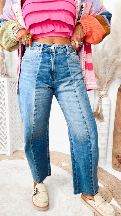 The Double Take Barrel Jean-Medium