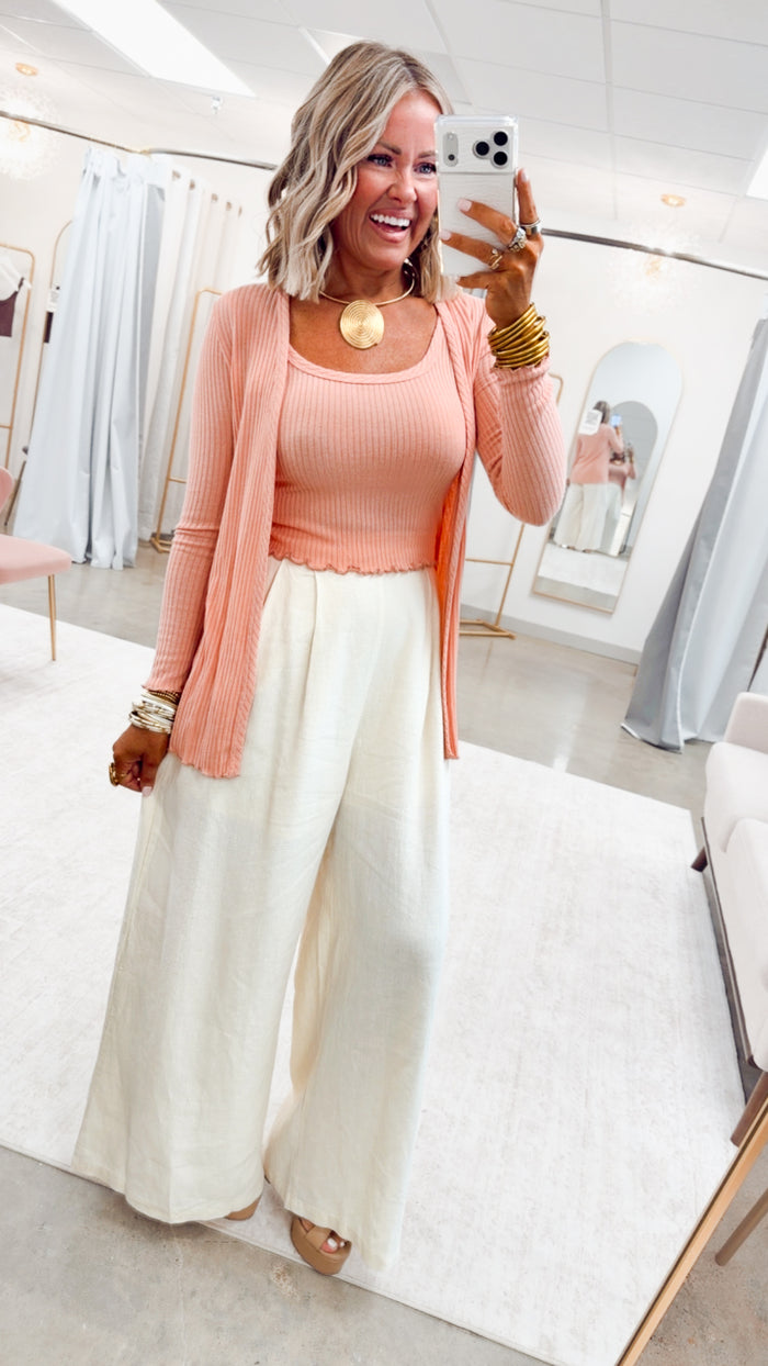 The Ellery Linen Pants-Ecru