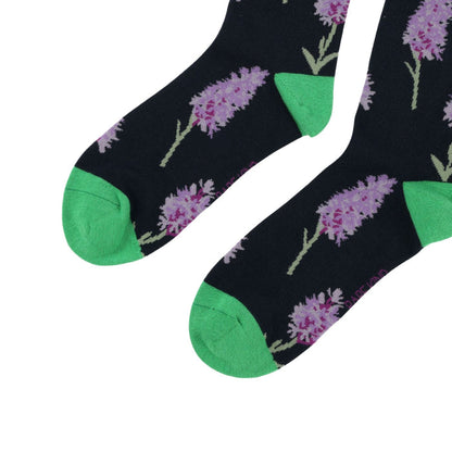 Pair of orchid bamboo socks