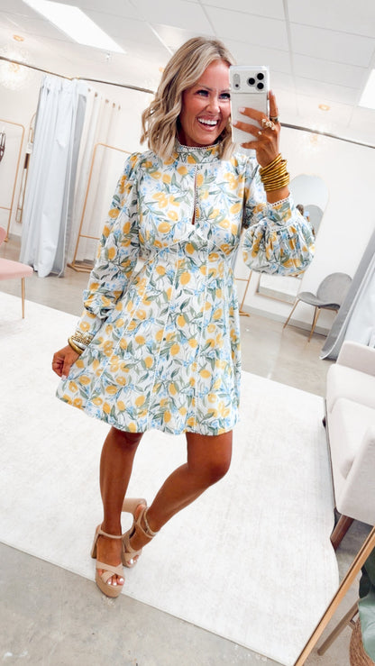 The Lemon Blossom Belle Dress