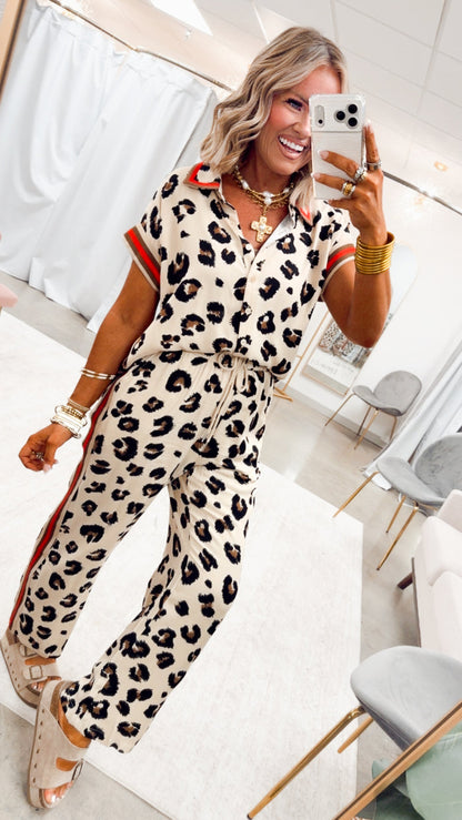 The Leopard League Pants Set