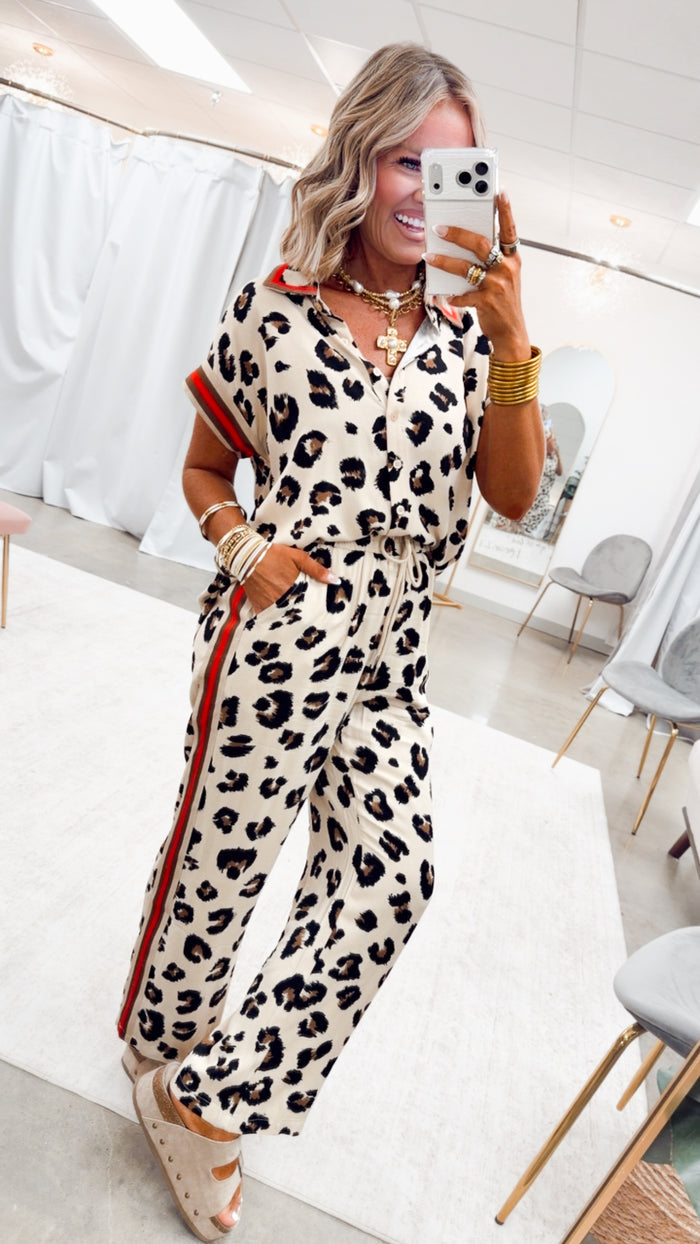 The Leopard League Pants Set