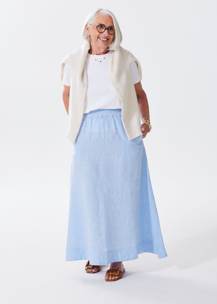 The Linen Maxi Skirt - Discontinued Color