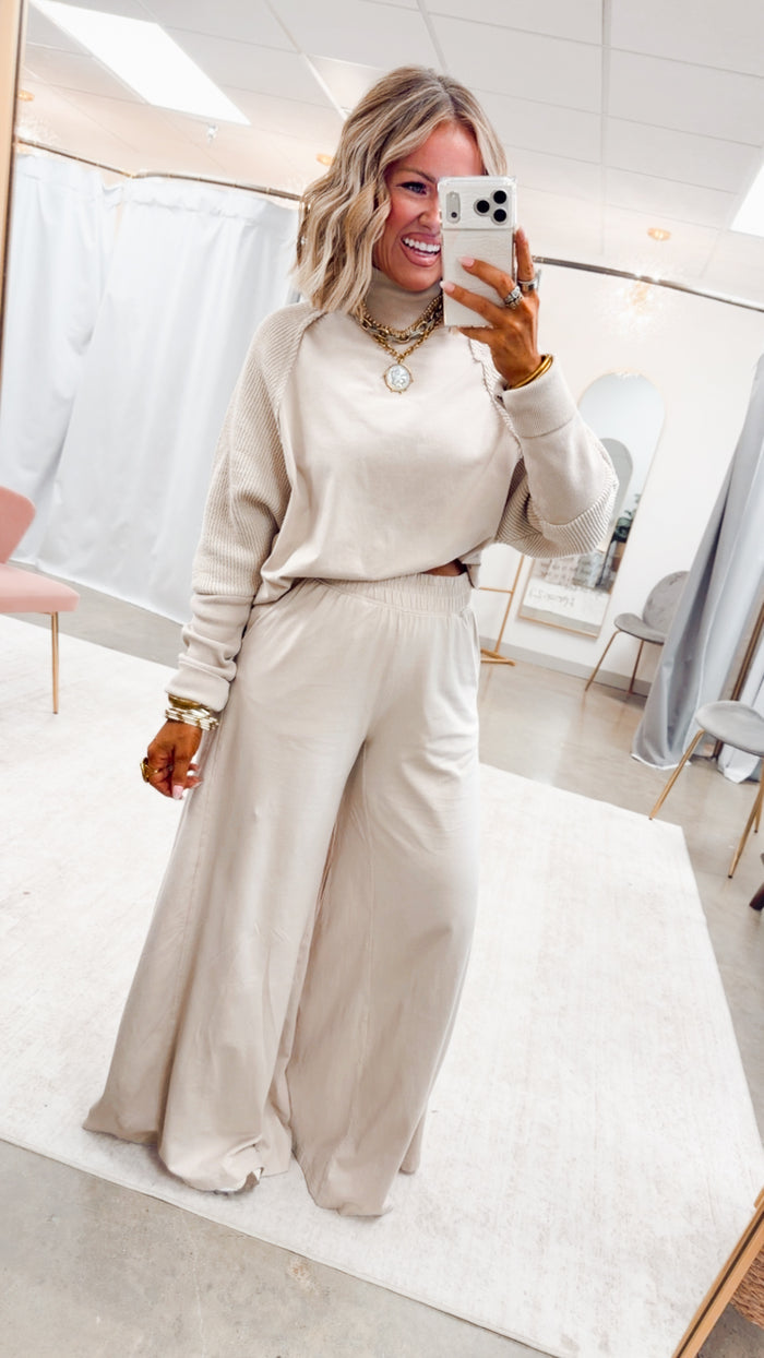 The Luxe Comfort Set-Beige Taupe