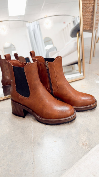 The Martelli Bootie-Brown
