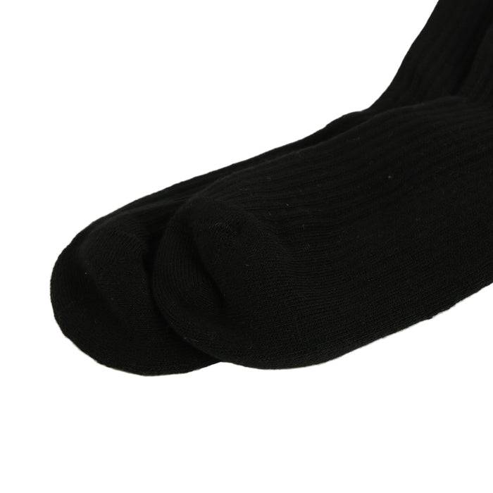 flat lays of black panther ribbed bamboo socks