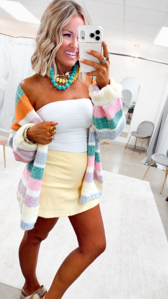 The Mini Moment Skort-Sunflower